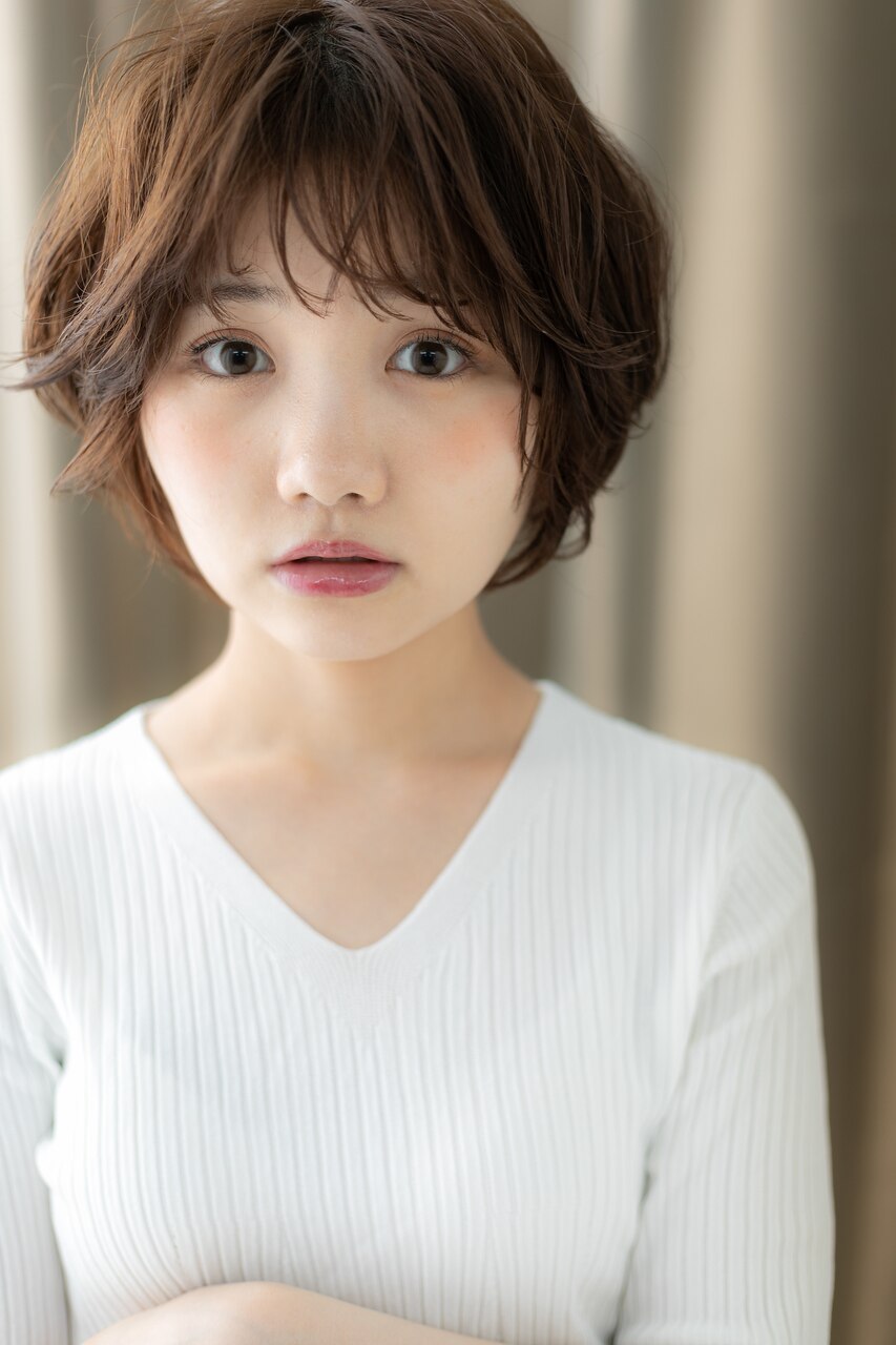 大人かわいいくせ毛風マッシュボブショートZ志木20代30代40代