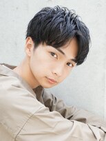 マイロ(mailo)&nbsp;ビジネスマン◎アップバングコンマヘア×ニュアンスパーマ