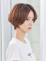 ミチオ ノザワ ヘアサロン ギンザ(Michio Nozawa HAIR SALON Ginza) 横顔美人☆顔周りレイヤー☆斜めバング☆大人ガーリー☆ブラウン