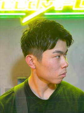 グリーディーフォックス 三軒茶屋(GreedyFOX) 波巻き/マッシュパーマ/ウルフ/ハイライト<理容室>三軒茶屋