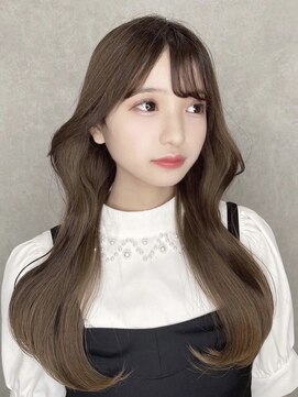アース コアフュールボーテ 上田店(EARTH coiffure beaute) クリアベージュダブルカラーケアブリーチくびれレイヤー