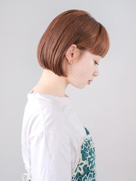 レトン 銀座(leton) ミニボブ/マチルダボブ/オレンジブラウン/ショートボブ/銀座