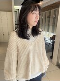 たっぷりレイヤーのミディアムヘア