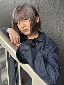 リラス 博多(rilas) ミニボブ/透明感カラー