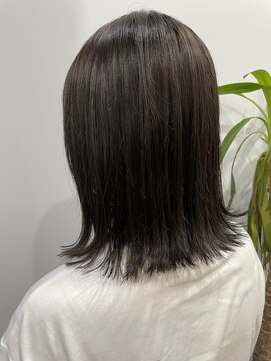 モダンメイド 四条烏丸(modern made) ミディアム20代30代40代カールセミディシアーカラー姫カットボブ