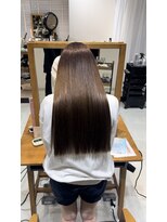 ビューブルー 亀戸錦糸町(VIEW BLUE)&nbsp;美髪カールシアーカラーピンクブラウンエアリーロングセミディ