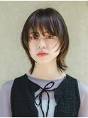 顔まわりレイヤーおしゃれマッシュ