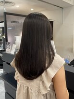 エイチツーオーアヴェダ 渋谷ヒカリエＳｈｉｎＱｓ店 クロードモネＨ２Ｏアヴェダ ダークグレーカラー/セミロング/渋谷/渋谷駅
