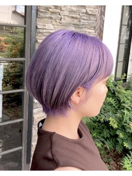 ルプラ ガーデン(le-pla garden) マッシュショート#耳かけショート#ブリーチ#ダブルカラー#豊橋