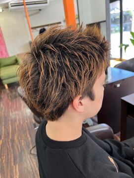 オハナ 洛西店(Ohana) ダブルカラー/メンズカット/メッシュ/メンズハイライト