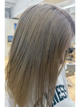 ラバフロー 小野原店(LAVA FLOW) 茶久のWカラー（ブリーチ）