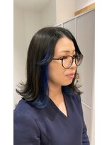 フィゼル あべのルシアス店(Aujua fizelle)&nbsp;ネイビーブルーカラー