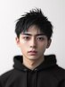 【人気NO1メニュー】メンズカット+眉カット＋Refaファインバブル頭皮洗浄4600