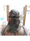 ★hair&makeR★ハーフアップ