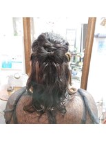 ヘアーアンドメイク アール(hair&make R) ★hair&makeR★ハーフアップ