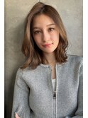 外国人風レイヤーボブベージュ n2.14