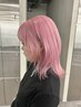 【人気No.1】ケアブリーチ1回＋透明感カラー＋Tr ￥26950→￥16500