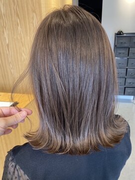 トリート 八千代緑が丘店(TREAT) ナチュラルベージュ×外ハネボブ_八千代緑が丘駅