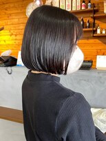 ビスクヘアデザイン(bisq hair design)&nbsp;ボブ　ベージュ　艶髪　髪質改善カラー　ショート