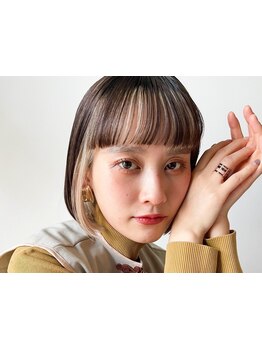 トレンド×デザイン◎インナーカラー&ケアブリーチでダメージレスカラー[ダブルカラー/韓国/顔周り/吉祥寺]