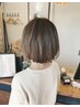 【ハナオカ担当】【当日割】 カット+アディクシーカラー+ヘアケアTr