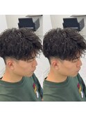 ツイストスパイラルパーマショート