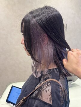 ルシティ(Le City) Black × inner 【ダブルカラー/ブリーチ/髪質改善/エクステ】