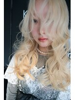 キジ(KIJI) フェイスレイヤー/ホワイトブロンド/ホワイトカラー/ハイトーン