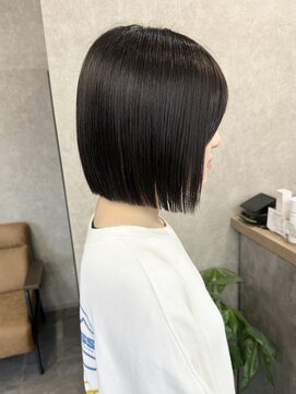 コク 千葉駅西口(COQU) タッセルボブ × ダークグレージュ【千葉優希】