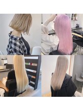 ルーア(Lua)&nbsp;ホワイトブリーチ、ダブルカラー、ケアブリーチ、ホワイトヘア