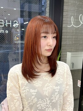 シアエミュー 新越谷店(SHEER emu) オレンジブラウン【新越谷・南越谷】