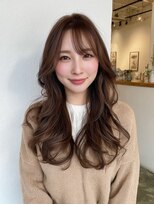 レリー 伊丹(Rely)&nbsp;韓国風小顔レイヤーロング[伊丹駅/髪質改善/白髪染め]