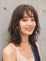 アンティ(ANTI)&nbsp;大人ニュアンスパーマ × ミディレイヤー