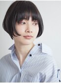 シルエット重視大人ショートボブ