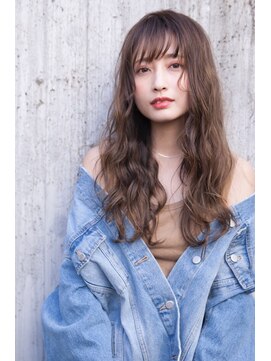 エース (ACE) ACE シースルーバング×アッシュベージュ横浜