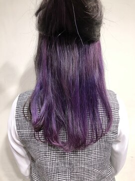 サロンドミルク 原宿(salon de MiLK) インナーアクセントカラーラベンダー