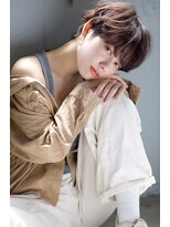 リアン(Lien)&nbsp;Lien☆大人マニッシュショート×シアーブラウン×厚めバング