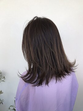 アヴァンス 神戸元町店(AVANCE.) 外ハネボブ　ブラウン　骨格補正