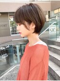 こなれ可愛い耳掛けショートボブ/江角力也