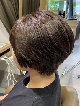 アンプヘアー 桂店(unpeu hair) 【楽ちん長持ちショートボブ】マットラベンダー
