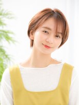 小顔丸みショートスタイル