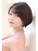 【 Ｉ. 】30代40代女性におすすめお手入れ簡単前下がりボブ