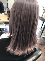 ガルボ ヘアー(garbo hair) #ピンク#ムラサキ#ブリーチ#春カラー