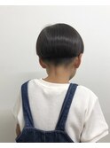 キッズカット☆韓国風 刈り上げマッシュ