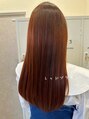 デジーヴュー(desir beaux) ストレートのロングヘアで艶感のあるレッドブラウン♪