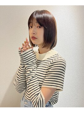 ロンドプロフィール 浦和(Lond profil) 【ワンランク上のボブ】切りっぱなしショートボブ【浦和】