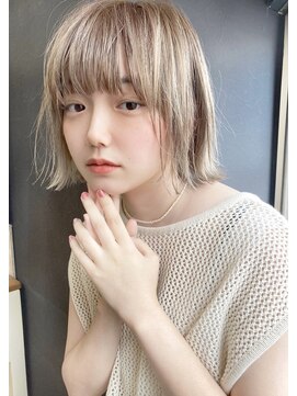 リコバイアフロート(riko by afloat) ボブ/切りっぱなし/ヘルシースタイル/韓国[stylist竹田]