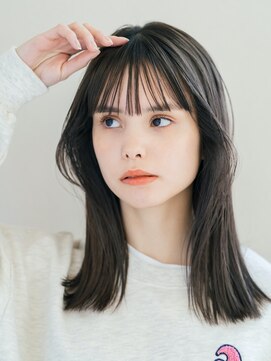 ミンクス渋谷スマートサロン(MINX shibuya smart salon) エアリーロング 美髪 ピンクブラウン 切りっぱなしボブ