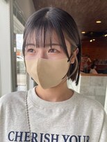 ミルヘアデザイン(mil hair design) イヤリングカラーインナーカラーハイライトフェイスフレーミング