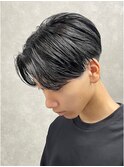 センターパートニュアンスパーマ韓国カルマパーマコンマヘア